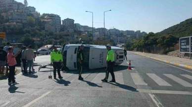 Kocaeli Haber: Servis Minibüsü Virajı Alamayınca...