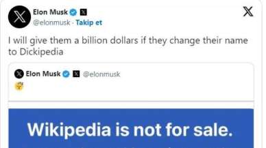 Elon Musk Bu Sefer Wikipedia'ya Sardı