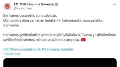 Milli Savunma Bakanlığı (MSB), Sarıkamış Harekatı'nın 109. Yıldönümünde Özel Bir Klip Hazırladı