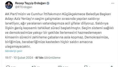 Cumhurbaşkanı Erdoğan Yapılan Saldırıyı Lanetledi!