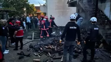 Sakarya'da Tek Katlı Evde Yangın!...