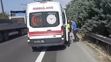 İzmit'te Otomobil Bariyere Çarptı: 1 yaralı