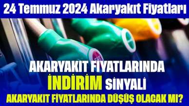 Akaryakıt Fiyatlarında İndirim Sinyali: 24 Temmuz 2024 Akaryakıt Fiyatları