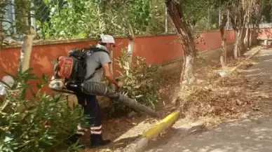 Körfez’de Okul Bahçeleri Temizlendi