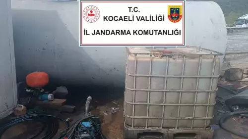 Kocaeli'de 25 Bin Litre Kaçak Akaryakıt Operasyonu Düzenlendi