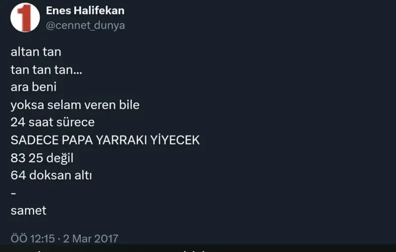 Enes Halifekan’ın Gerçek Kimliği Ortaya Çıktı: Youtuber Başo’nun Samet Öztürk’ü Dediği Kişi Kim?